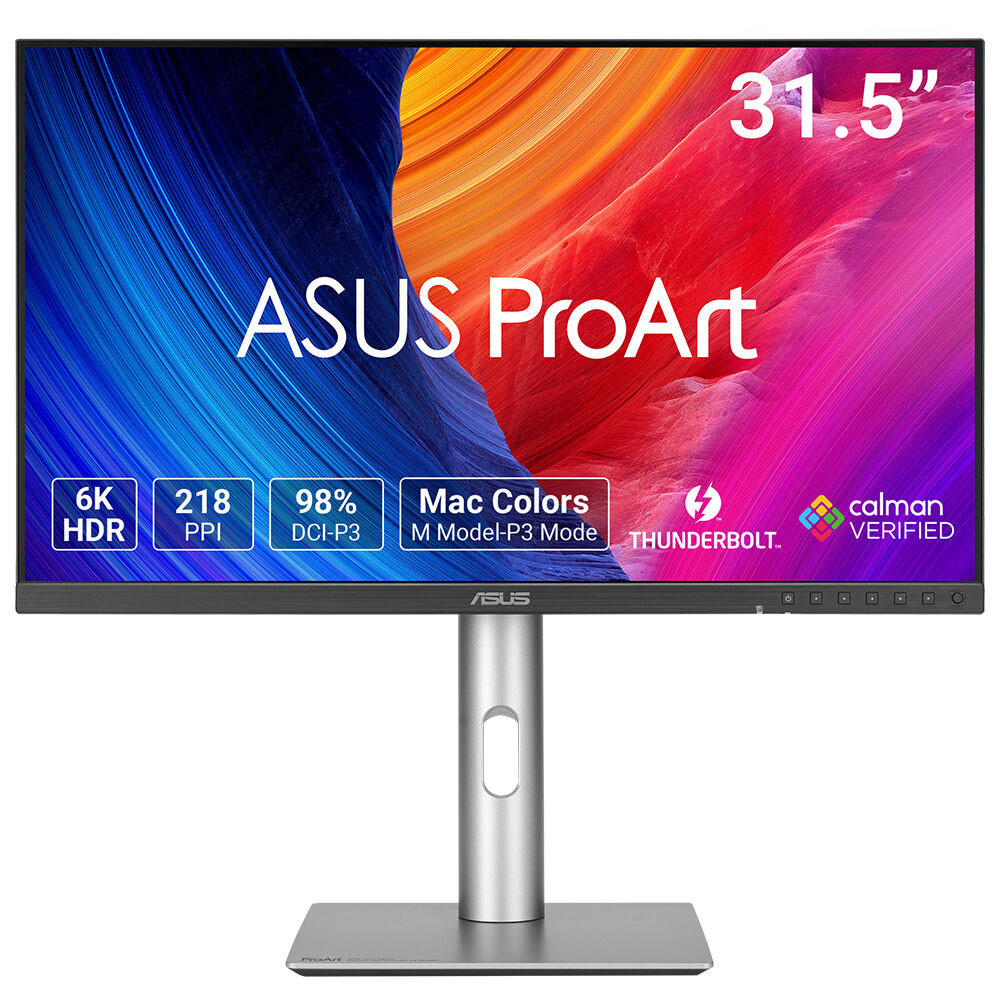 ASUS PROART PA32QCV 31.5″ 60Hz 5ms 6K VESA DisplayHDR 600 IPS Profesyonel Monitör