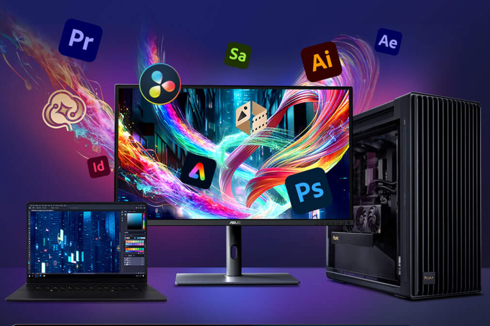 ASUS PROART PA32QCV 31.5″ 60Hz 5ms 6K VESA DisplayHDR 600 IPS Profesyonel Monitör