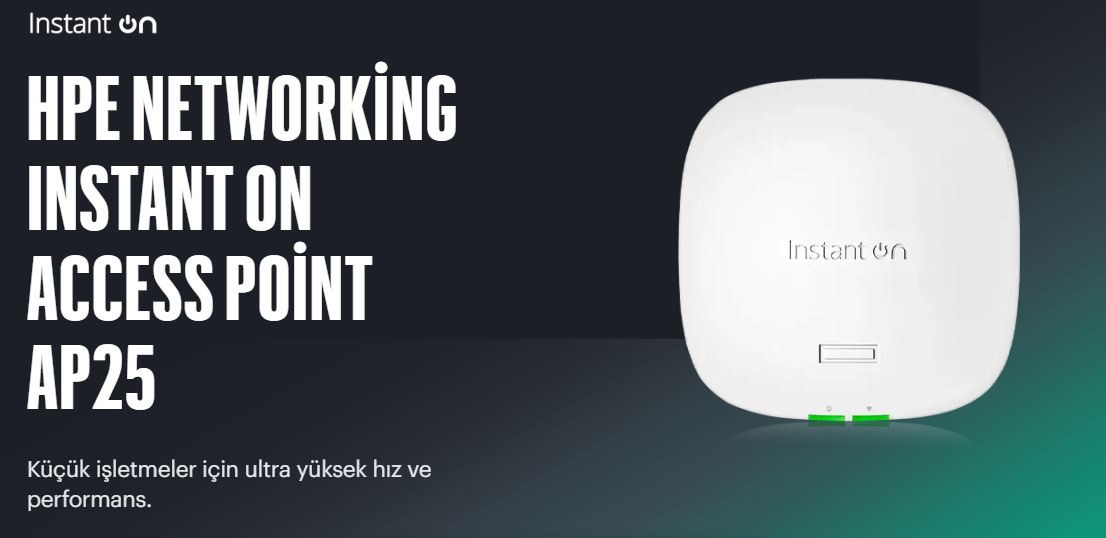 HPE Aruba R9B28A Instant On AP25 (RW) Access Point