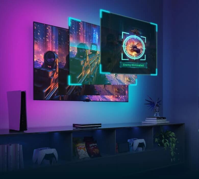 Govee AI Sync Box 2 75-85 Inc TV Arkası Şerit Led