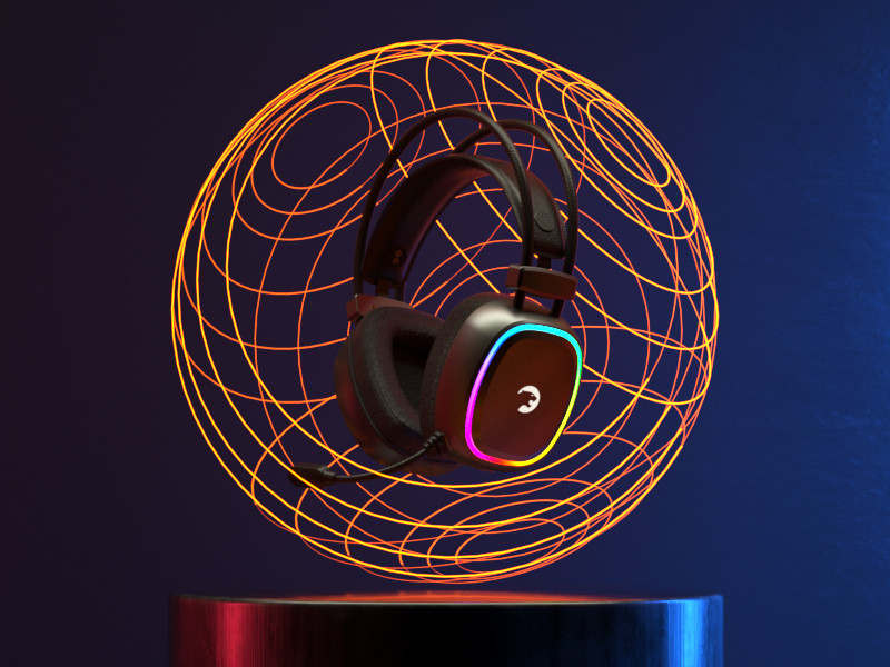 GamePower Raijin Rainbow 7.1 Surround Gaming Kulaklık 