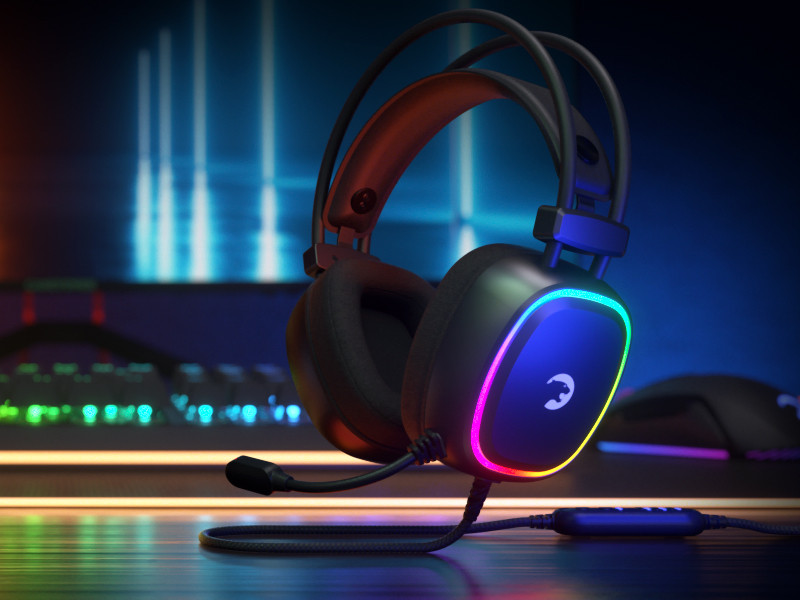 GamePower Raijin Rainbow 7.1 Surround Gaming Kulaklık 