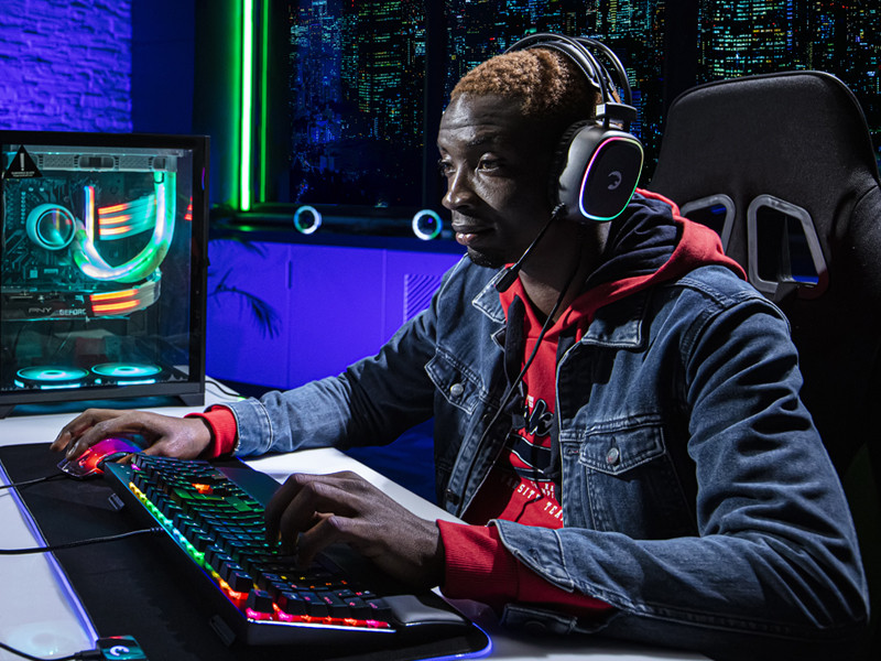 GamePower Raijin Rainbow 7.1 Surround Gaming Kulaklık 