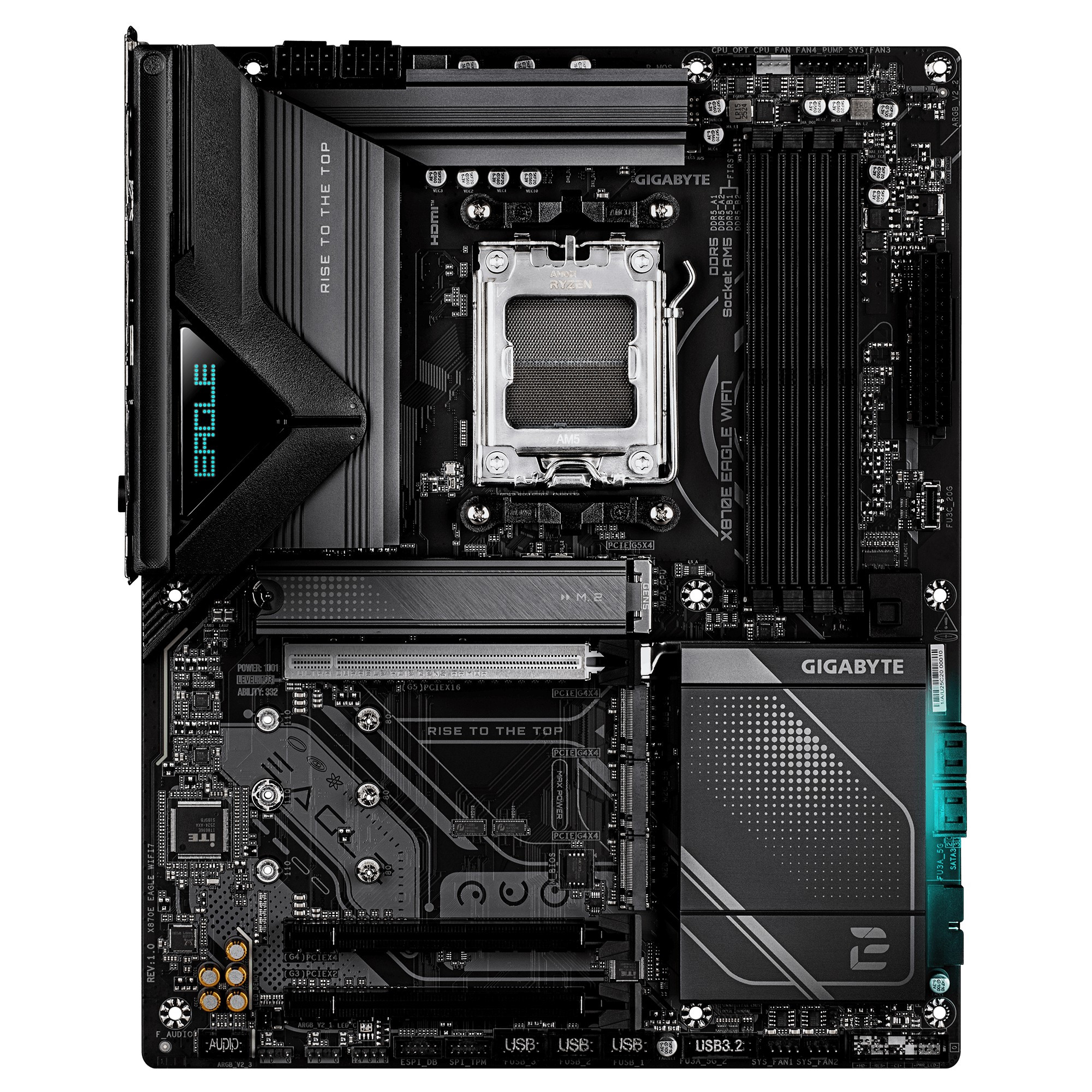 Gigabyte X870E Eagle X WIFI7 AMD AM5 ATX Gaming (Oyuncu) Anakart