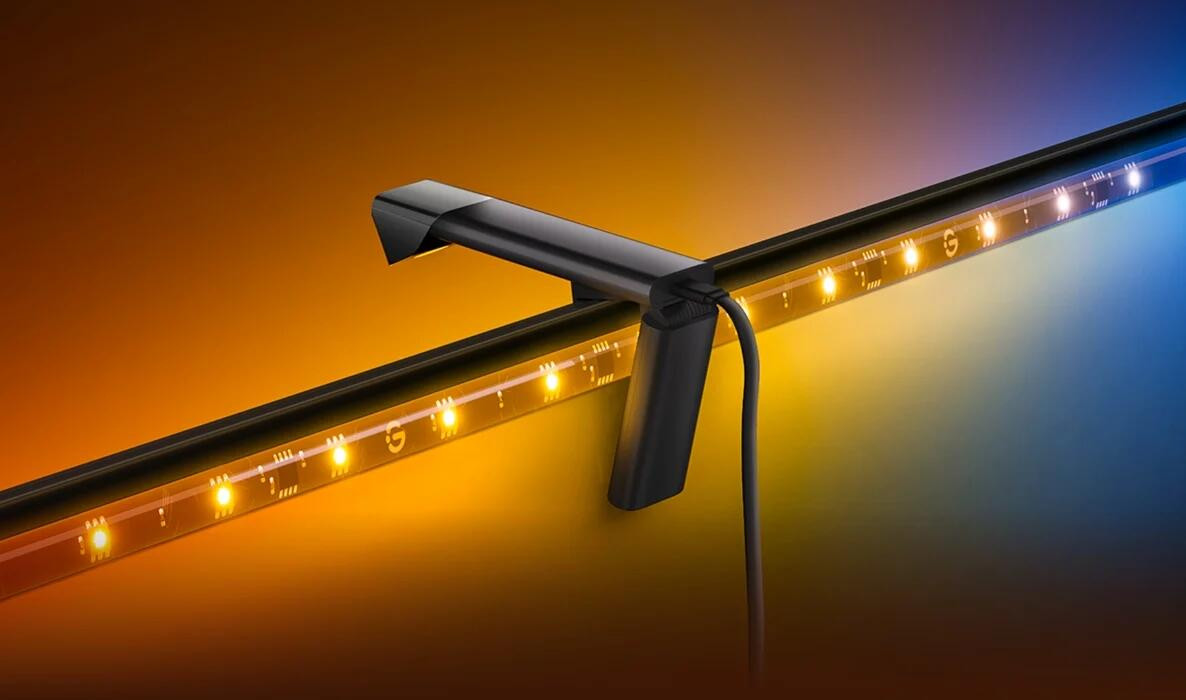 Govee Tv Arkası Led Şerit Aydınlatma + 2`li Aydınlatma Bar + Tv ile Renk Senkronizasyon 55-65 inç Tüm Tv`ler Uyumludur -H605A311