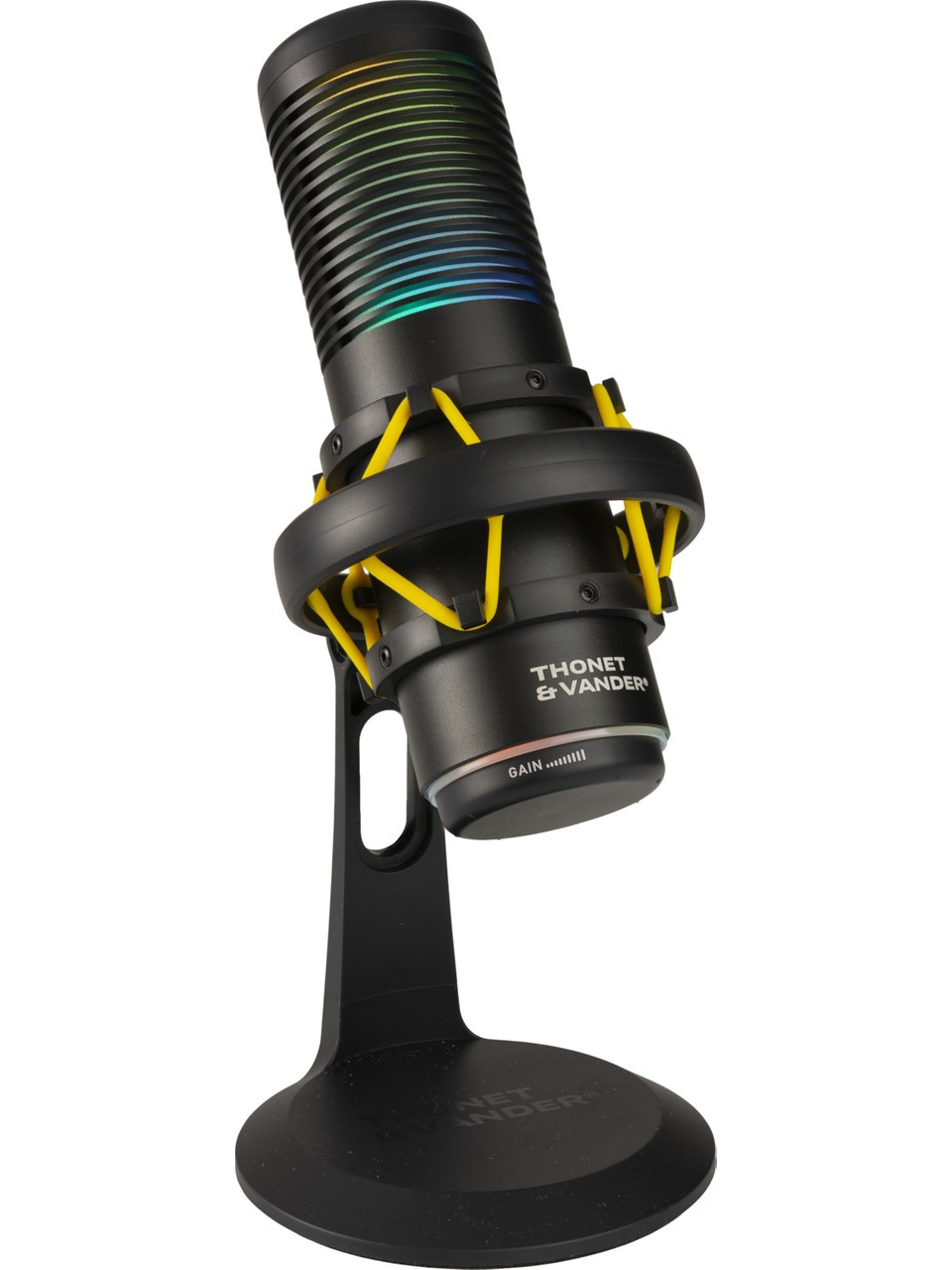 Thonet & Vander VX320 Yayıncı Mikrofonu Dokunmatik Rgb LED Titreşim Önleme Çok Yönlü Kardioid