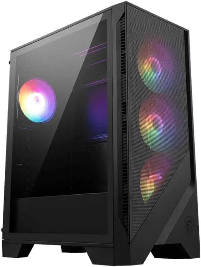 MSI MAG Forge 121A B75 PCIE5 II 750W Bronze 4x120mm Auto RGB Fan Tempered Glass ATX Gaming Kasa