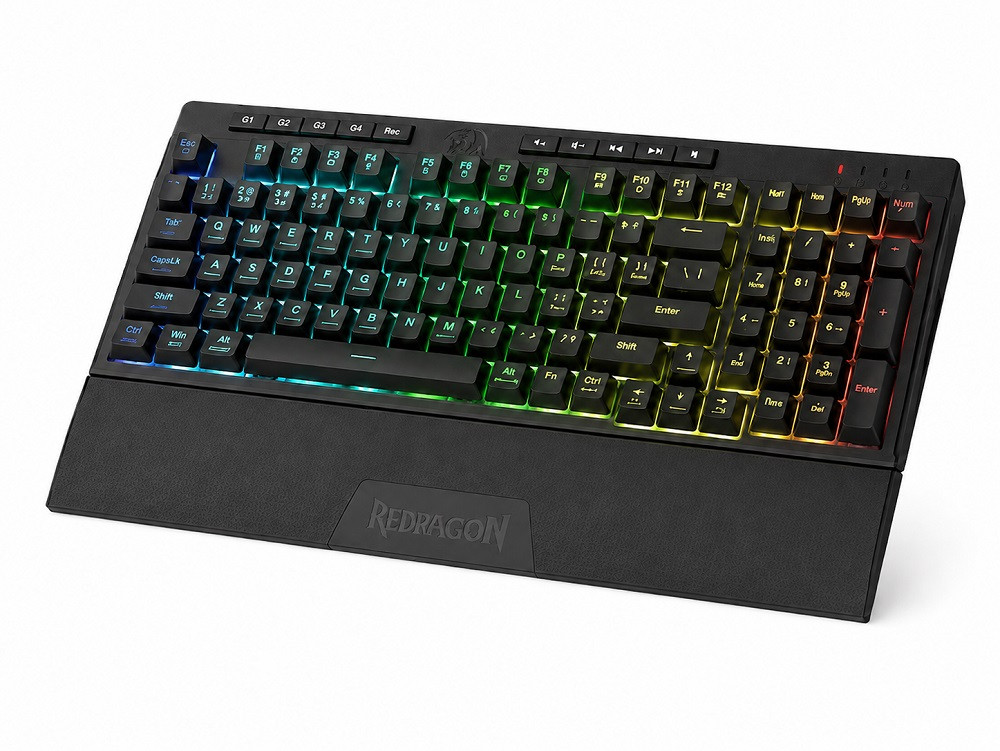 Redragon K515 Pro Shiva RGB Kablosuz Membranlı Smooth Lineer Switch Türkçe Oyuncu Klavyesi