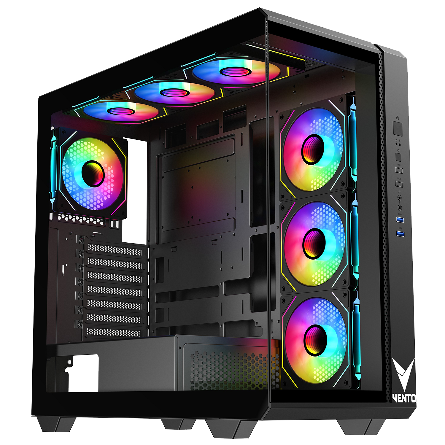 Vento TA-K62 650W Siyah Kasa