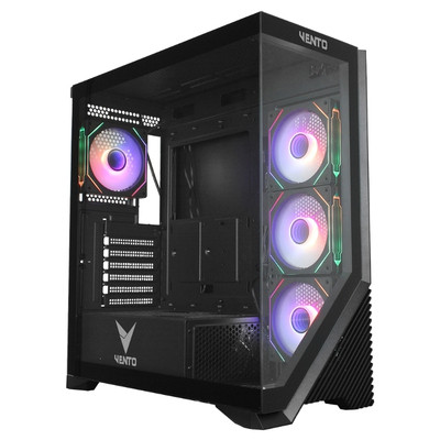 VENTO FSP VG4202FLA 1000W Gen5 ATX3.1 80+ Gold 4x120mm RGB Fan Temperli Cam USB 3.0 Mesh ATX Gaming Kasa