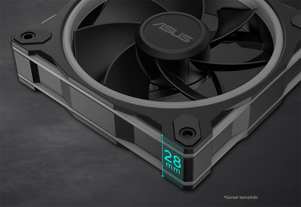 ASUS PRIME MR120 Reverse 120MM ARGB 3in1 Beyaz Kasa Fanı