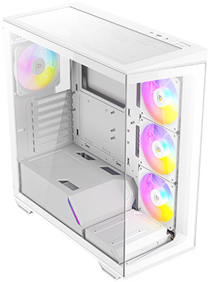 Antec C3 ARGB White 4x120mm ARGB Fan Temperli Cam USB Type-C Beyaz Mid Tower Gaming (Oyuncu) Kasa