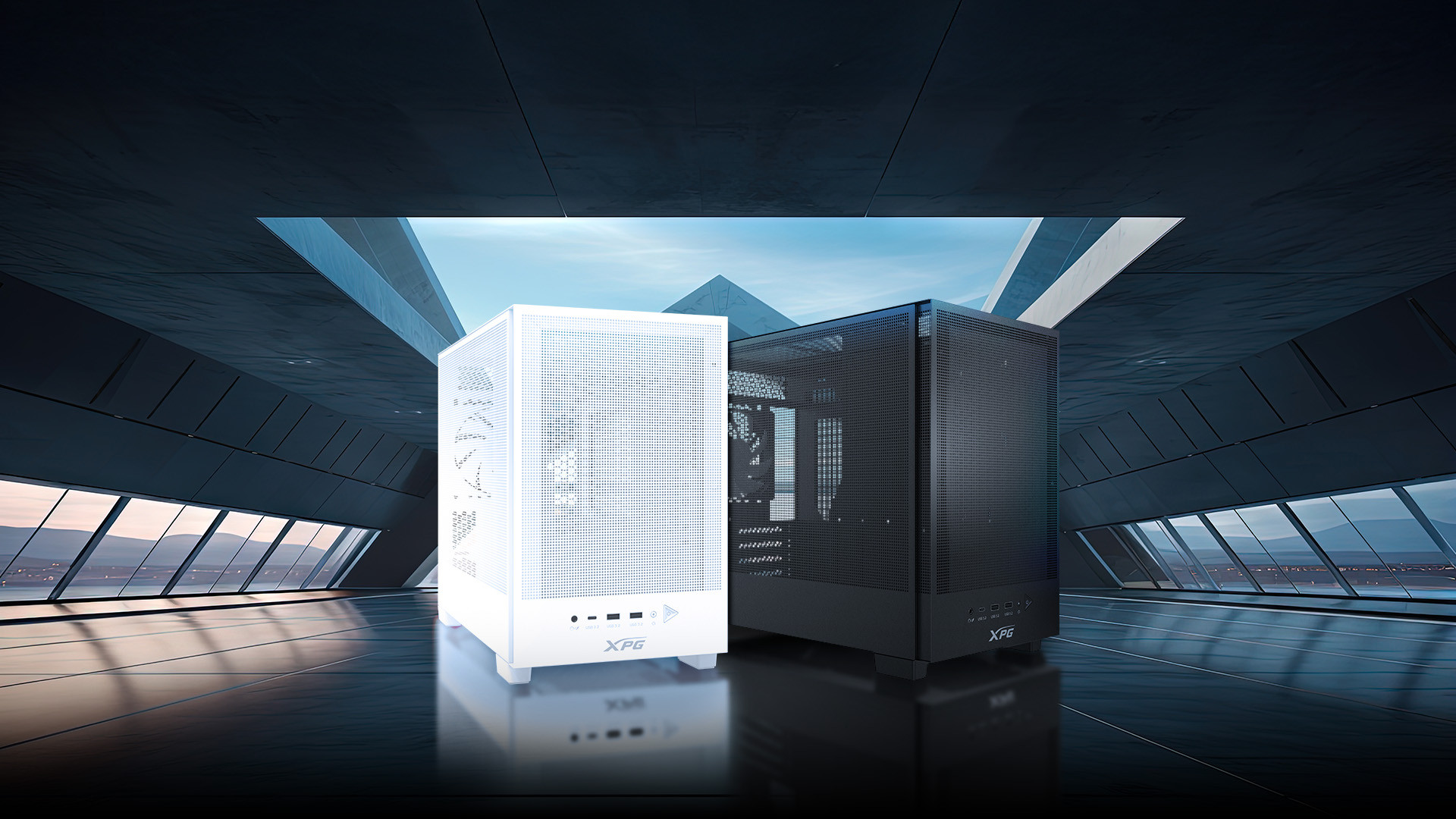 XPG Valor Mesh Nano Micro-ATX Siyah Kasa