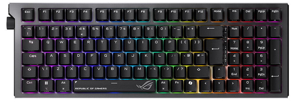 ASUS ROG X903 Strix Morph 96 Wireless ROG NX V2 Switch Hotswap RGB Mekanik Kablosuz Gaming Klavye