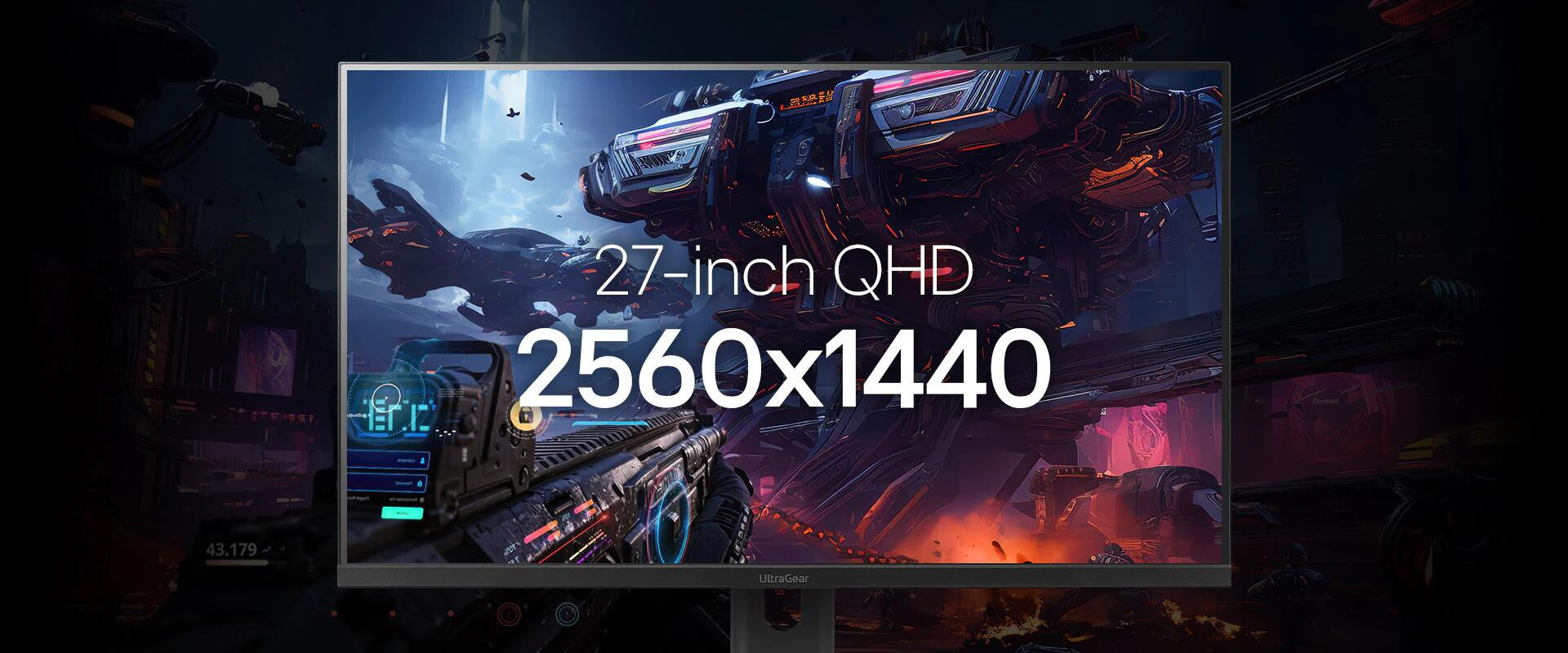 LG UltraGear 27G640A-B G6 27″ 300Hz 1ms G-SYNC  Ve FreeSync Premium 2K QHD  IPS Pivot Gaming Monitör
