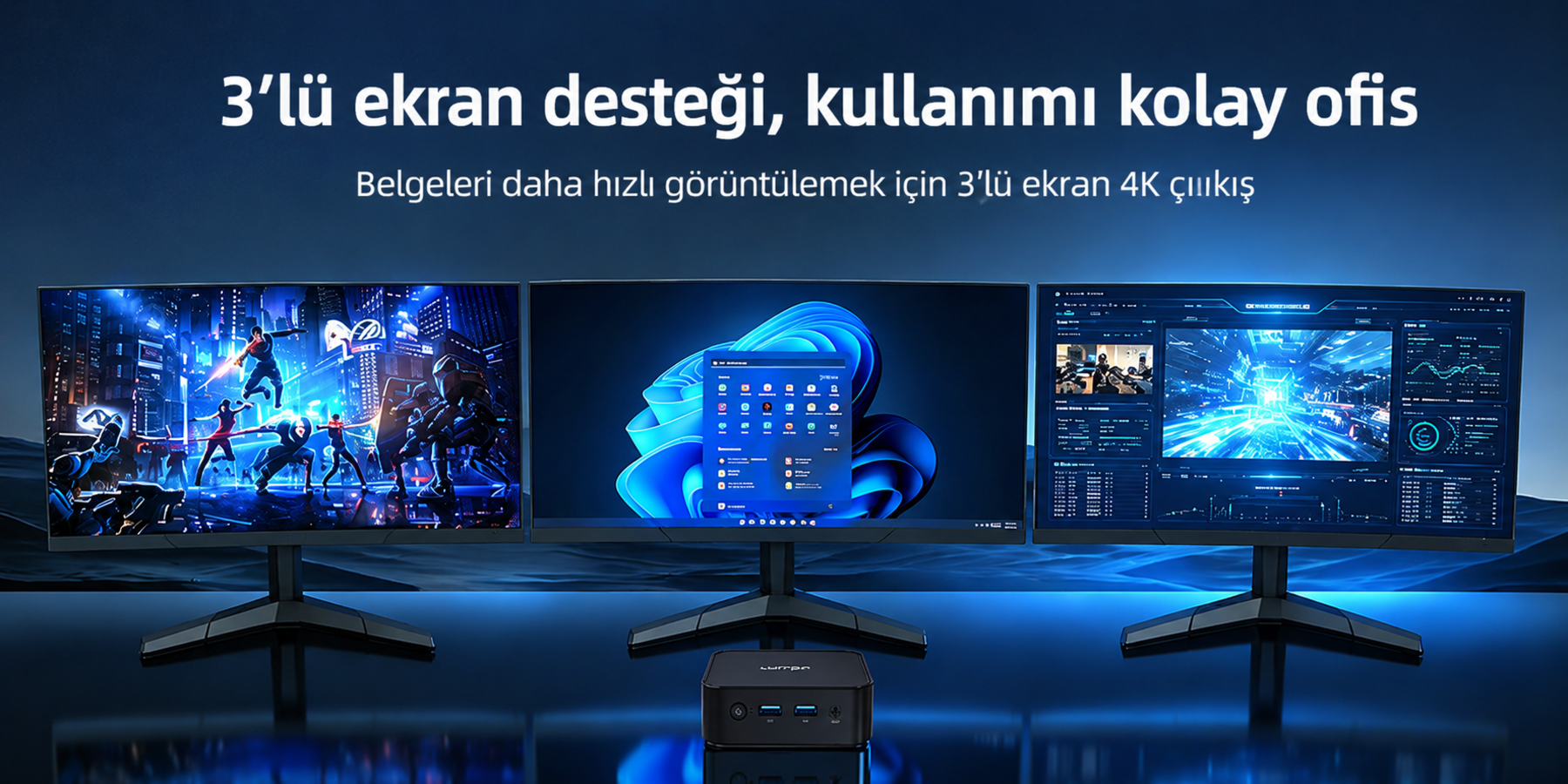 ACEPC C0B AMD Ryzen 7 3700U 16GB 512GB Win 11 Pro Mini PC