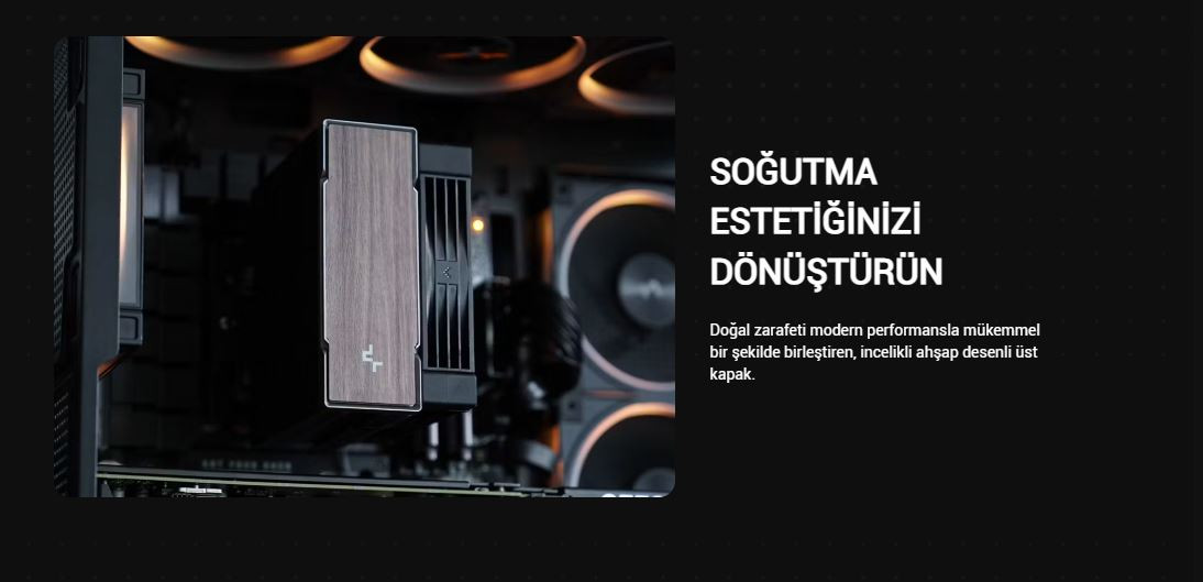 DeepCool AK400-G2 120mm Kule Tipi Siyah İşlemci Soğutucu