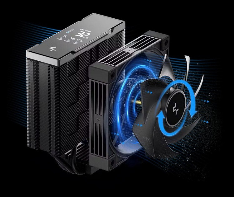 DeepCool AK400 G2 DIGITAL NYX 120mm Kule Tipi Siyah İşlemci Soğutucu