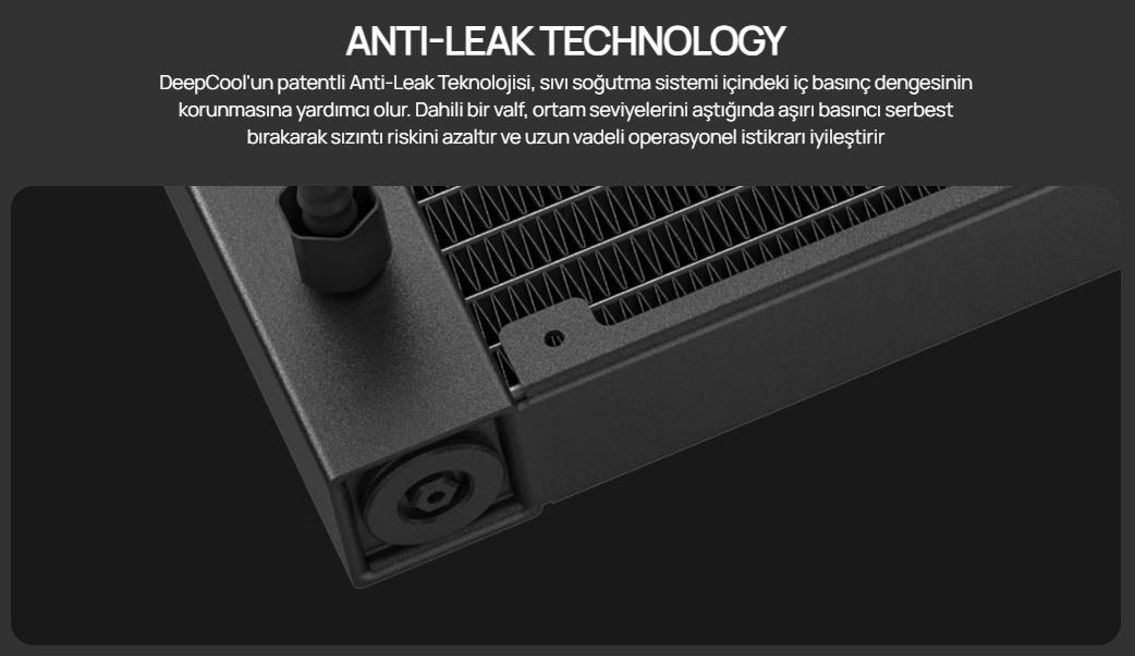 DeepCool LM240 240mm Siyah İşlemci Sıvı Soğutucu