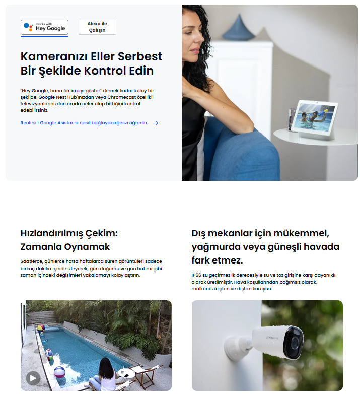 REOLINK ARGUS ECO ULTRA 8MP IP KAMERA