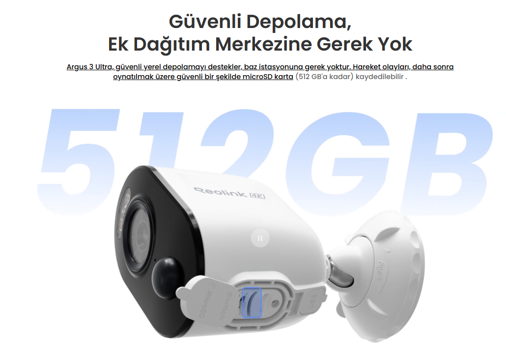 REOLINK ARGUS 3 ULTRA 8MP WI-FI KAMERA