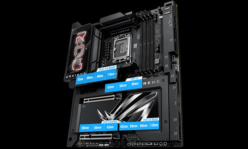 ASUS ROG MAXIMUS Z890 EXTREME Intel LGA1851 Z890 DDR5 8800+MHz(OC) E-ATX Gaming Anakart