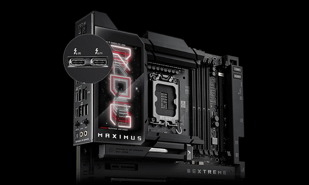 ASUS ROG MAXIMUS Z890 EXTREME Intel LGA1851 Z890 DDR5 8800+MHz(OC) E-ATX Gaming Anakart
