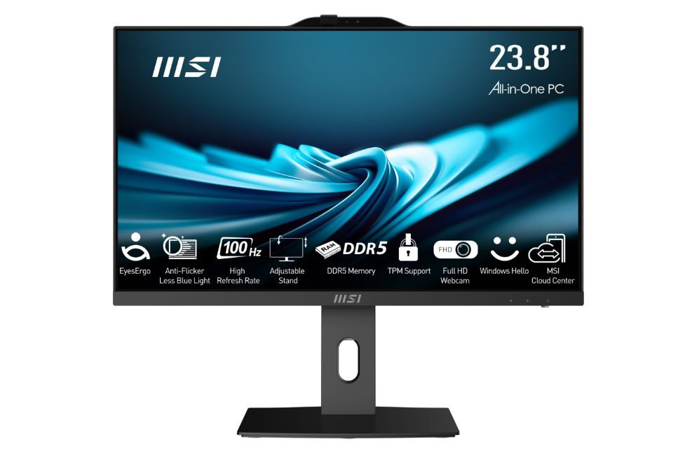MSI PRO AP242P 14M-649XEU CORE I5-14400 16GB 512GB SSD 23.8″ FHD FREEDOS SIYAH ALL IN ONE PC