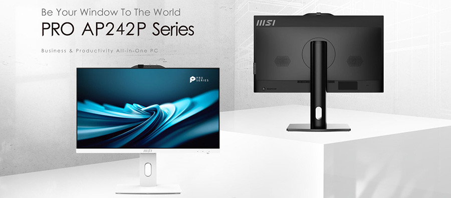 MSI PRO AP242P 14M-1201EU CORE I5-14400 16GB 512GB SSD 23.8″ FHD FREEDOS BEYAZ ALL IN ONE PC