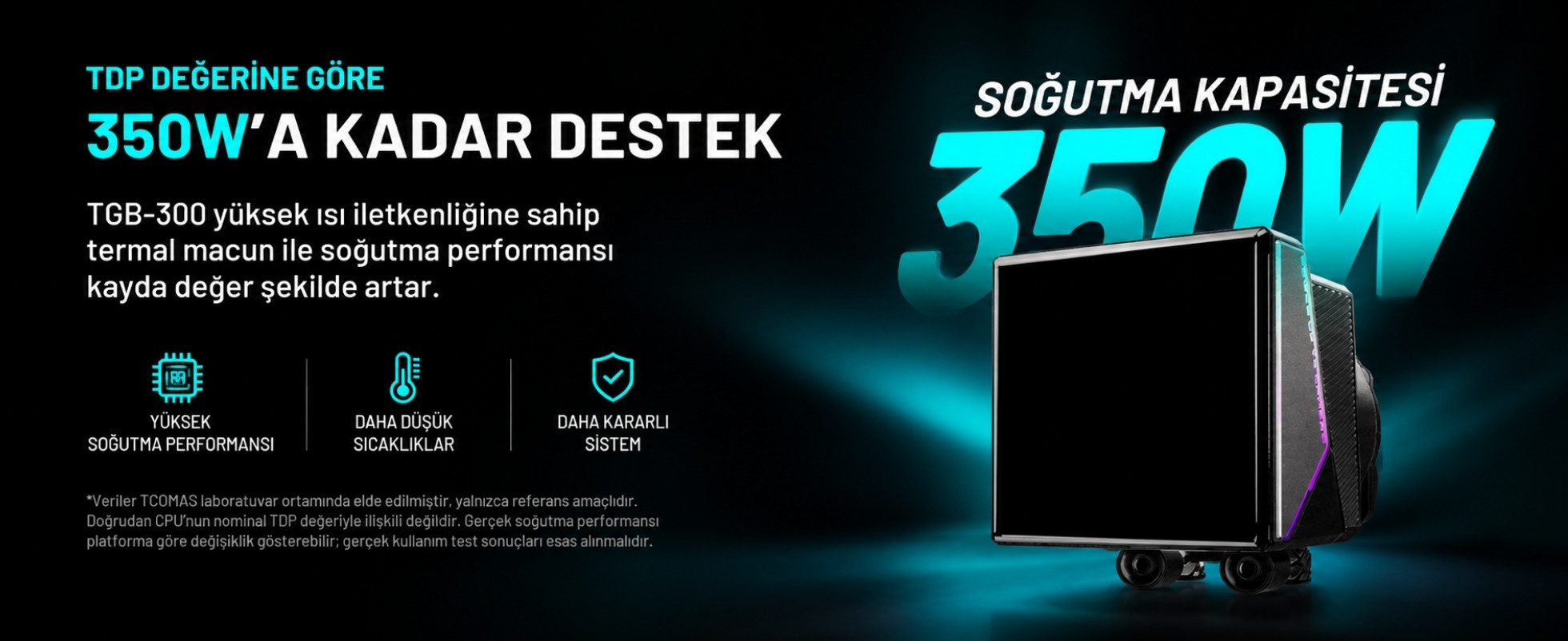 TCOMAS Angl 360mm AM5/LGA1851 Uyumlu Siyah Sıvı Soğutucu