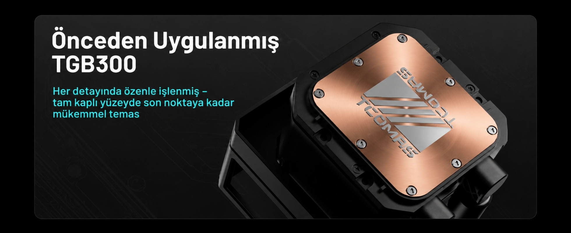 TCOMAS Cube 360mm AM5/LGA1851 Uyumlu Siyah Sıvı Soğutucu