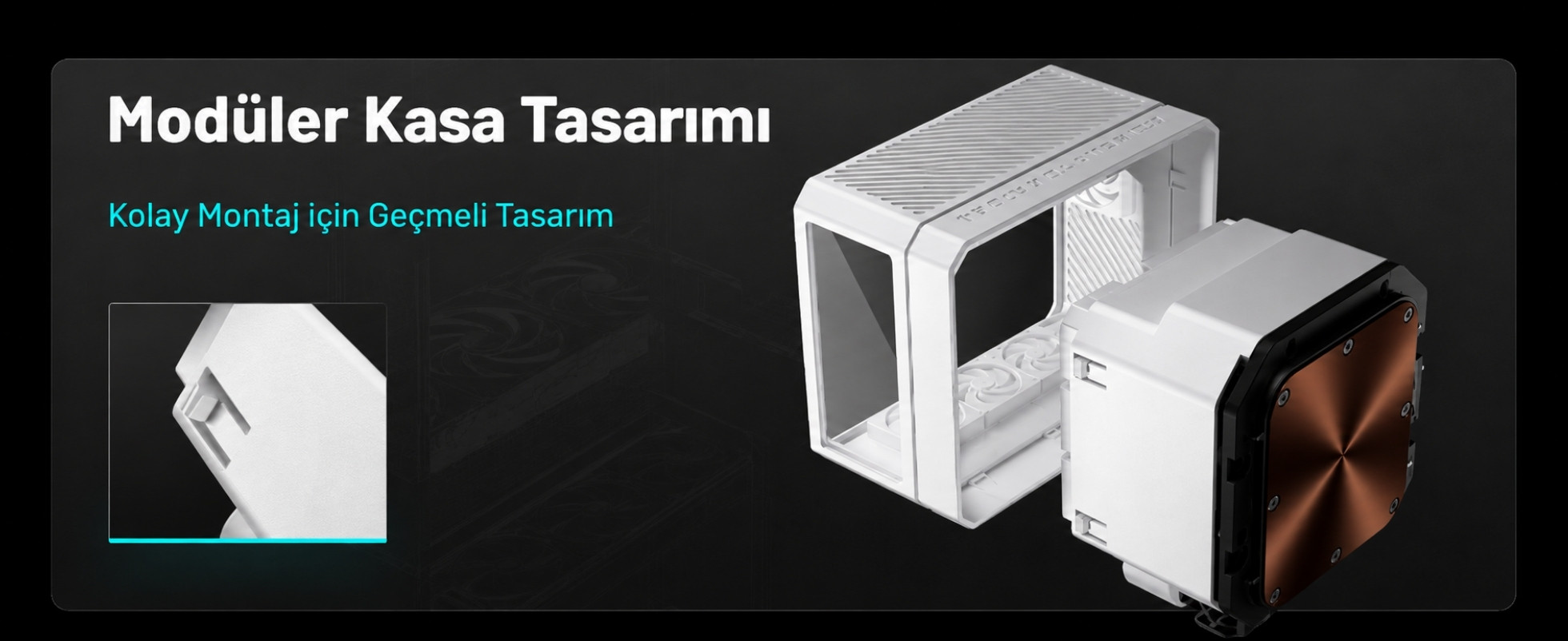 TCOMAS Cube 360mm AM5/LGA1851 Uyumlu Beyaz Sıvı Soğutucu
