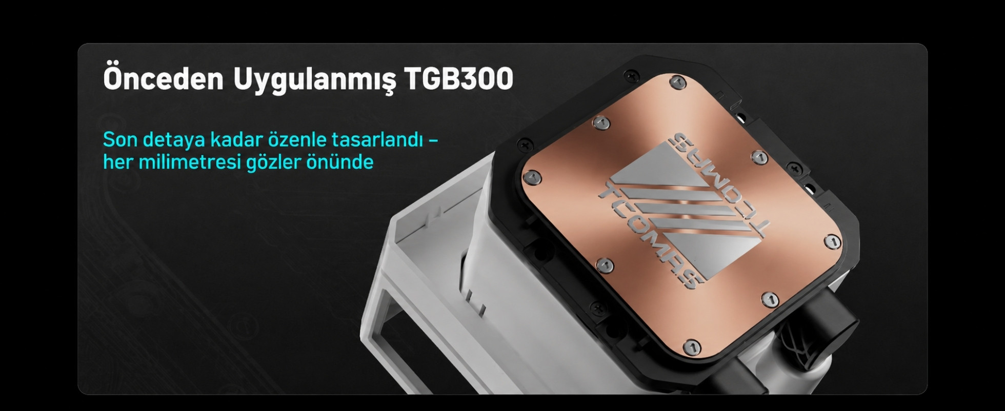 TCOMAS Cube 360mm AM5/LGA1851 Uyumlu Beyaz Sıvı Soğutucu