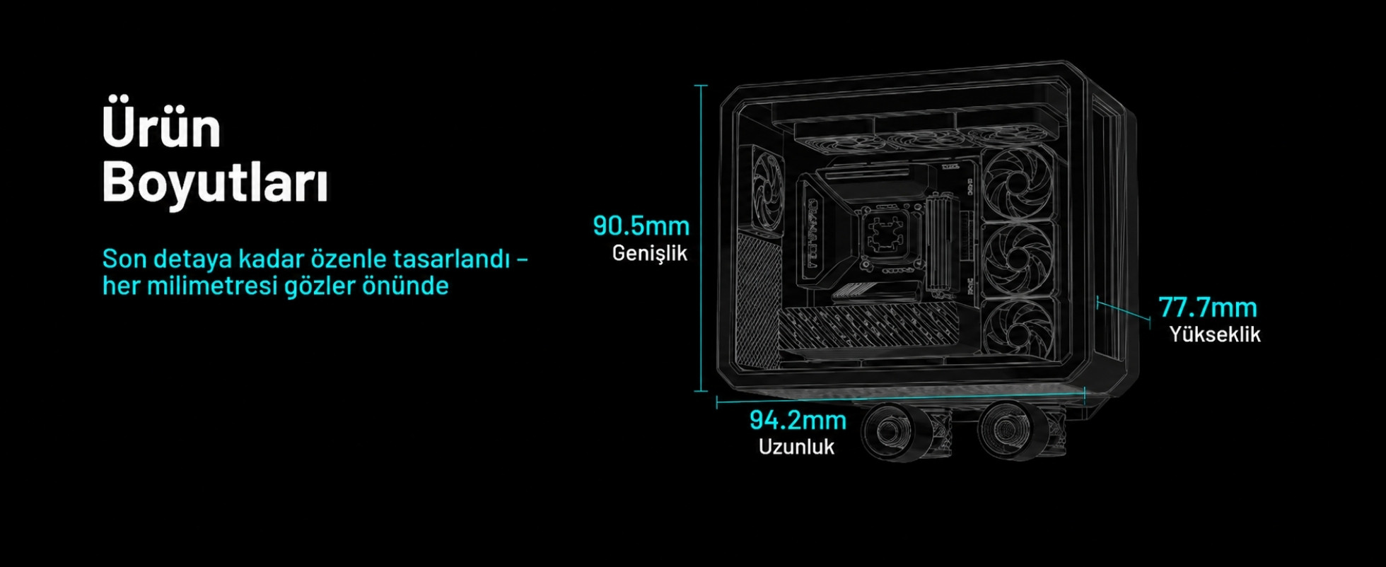 TCOMAS Cube 360mm AM5/LGA1851 Uyumlu Beyaz Sıvı Soğutucu