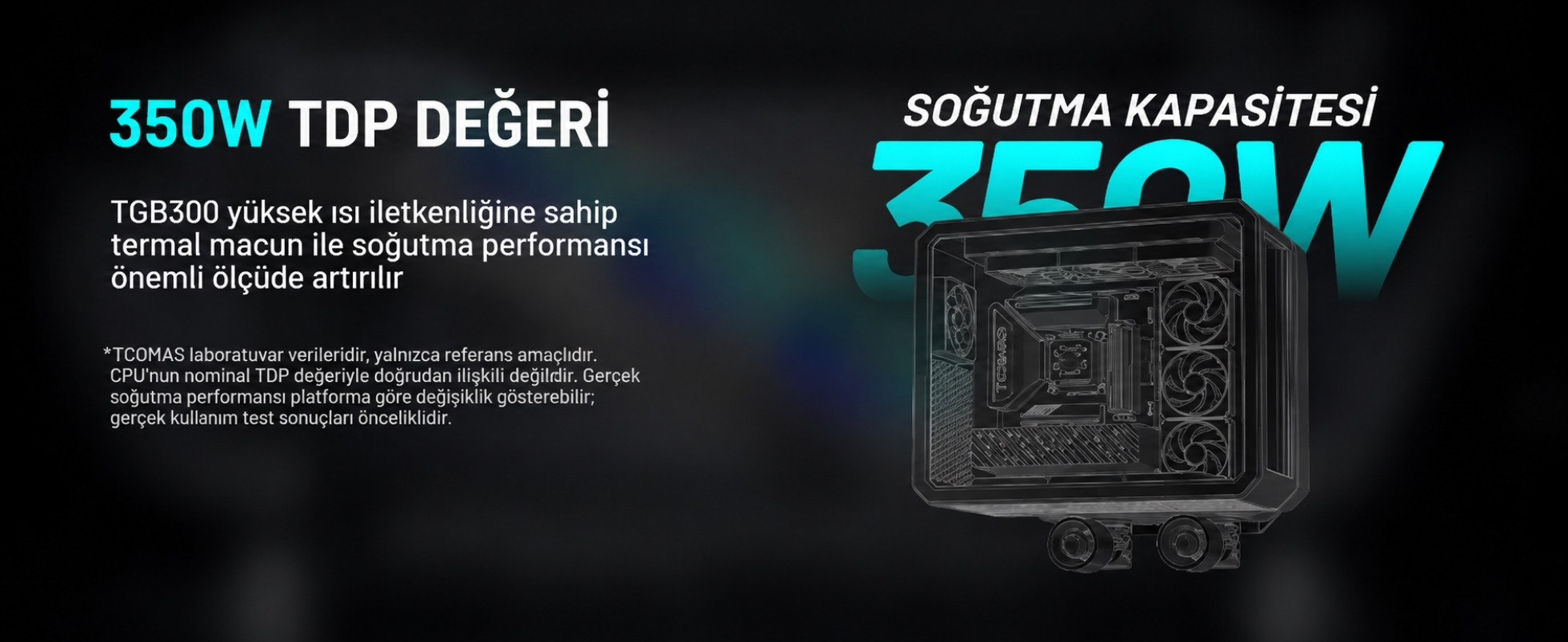 TCOMAS Cube 360mm AM5/LGA1851 Uyumlu Beyaz Sıvı Soğutucu