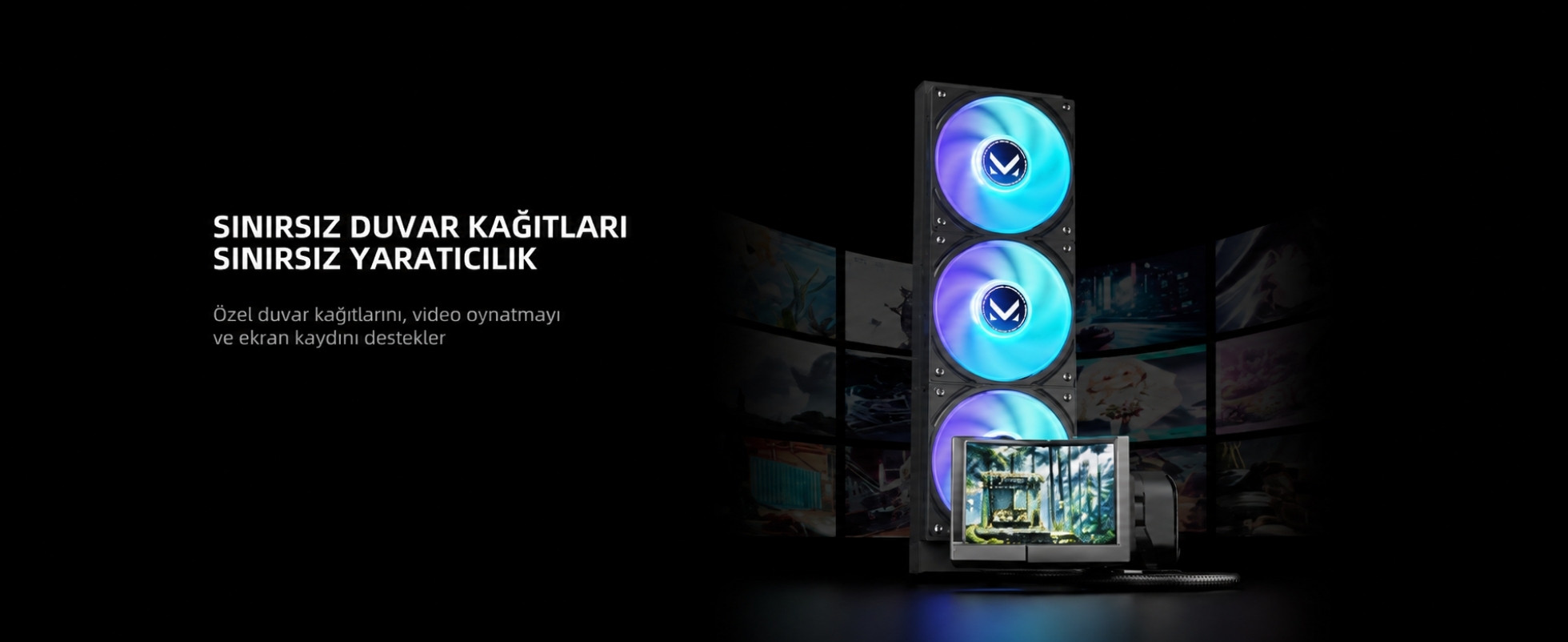 TCOMAS Exit D3 360mm AM5/LGA1851 Uyumlu Siyah Sıvı Soğutucu