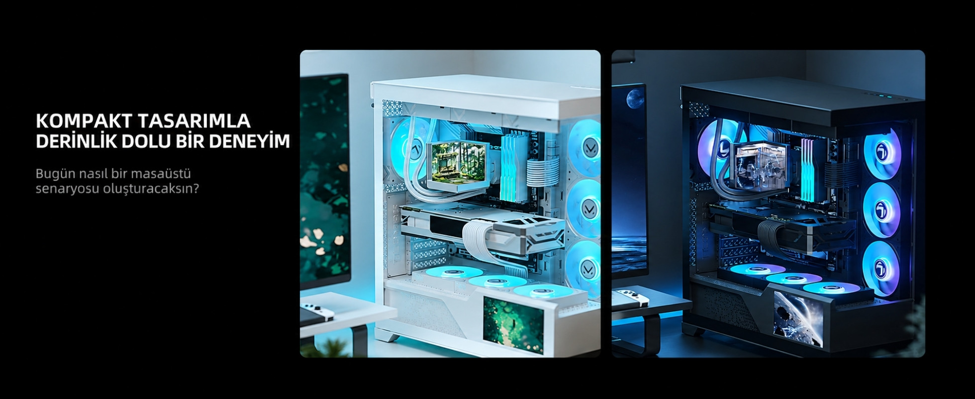 TCOMAS Exit D3 360mm AM5/LGA1851 Uyumlu Siyah Sıvı Soğutucu