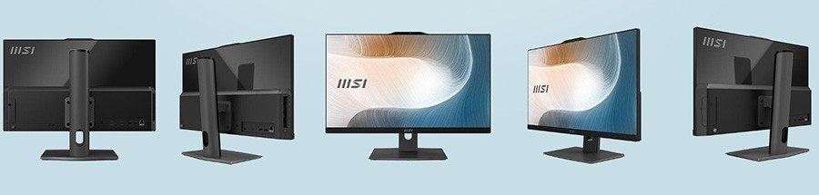 MSI Modern AM242P 1M-2287EU Intel Core 7 150U 16GB DDR5 512GB SSD FreeDOS 23.8″ Full HD All In One PC - Siyah
