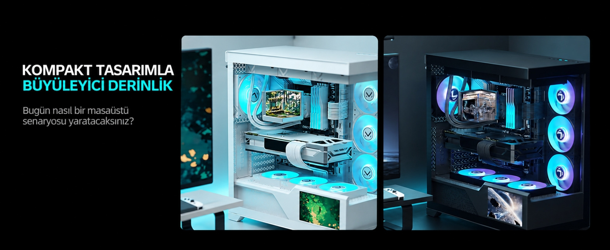 TCOMAS Exit D3 360mm AM5/LGA1851 Uyumlu Beyaz Sıvı Soğutucu