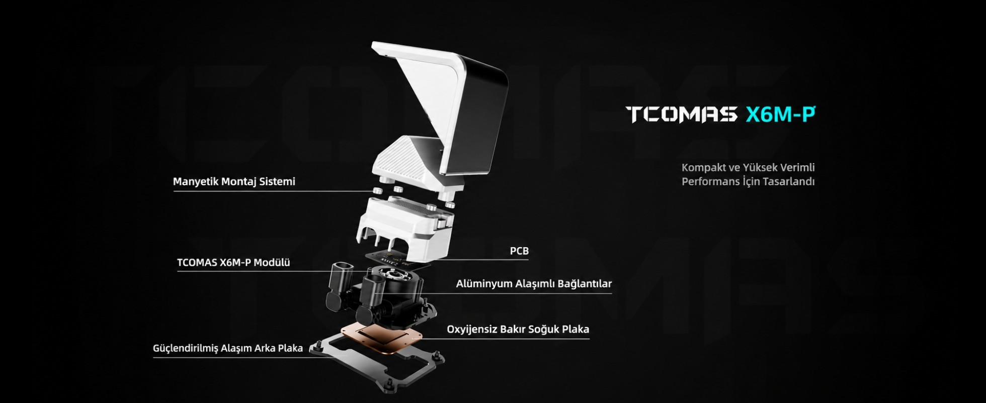 TCOMAS Neox 360mm AM5/LGA1851 Uyumlu Beyaz Sıvı Soğutucu