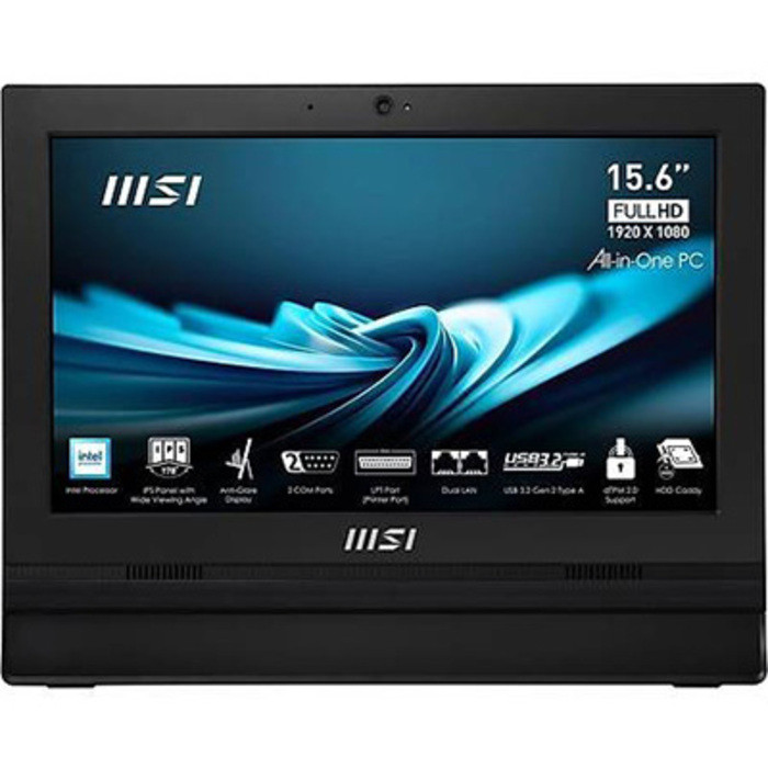 MSI PRO AP162T ADL-017XEU Intel N100 4GB 256GB SSD 15.6″ FHD FreeDOS All in One PC Siyah