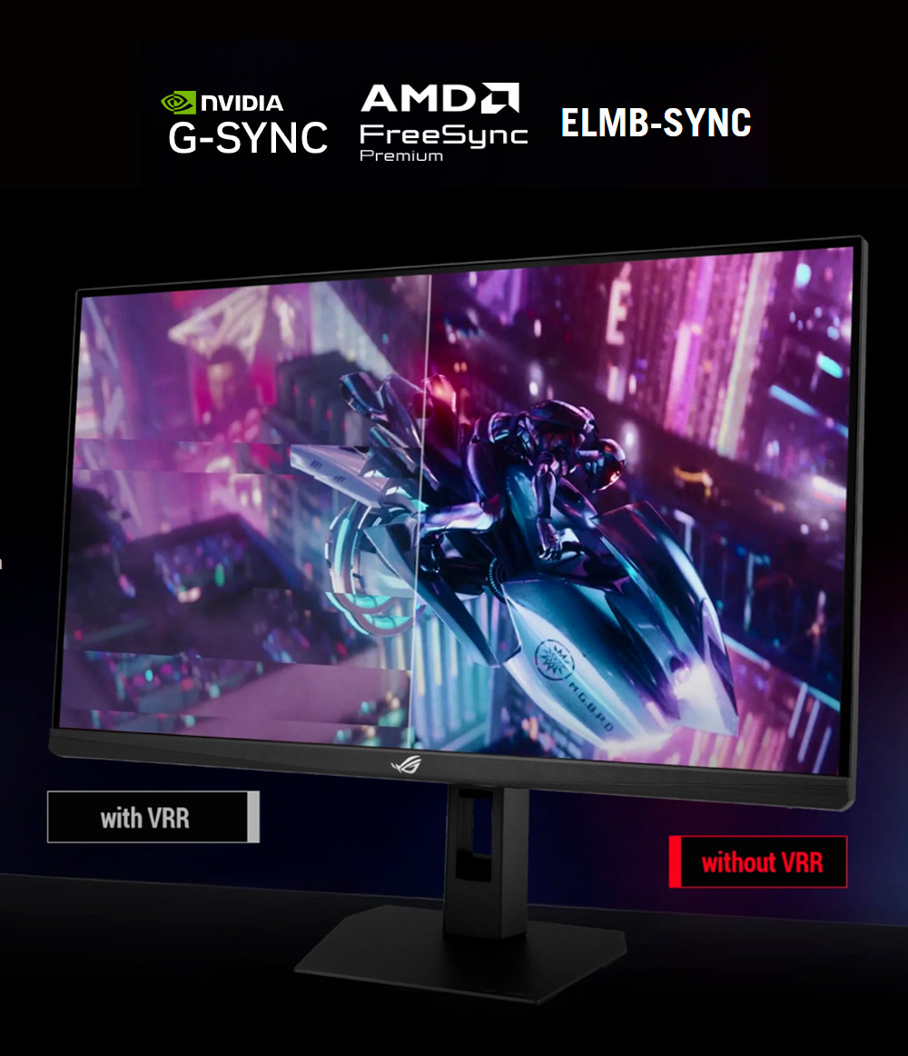 ASUS ROG STRIX XG27ACSR 27″ 220Hz 1ms 2K Adaptive-Sync Pivot Fast IPS QHD Gaming Monitör 