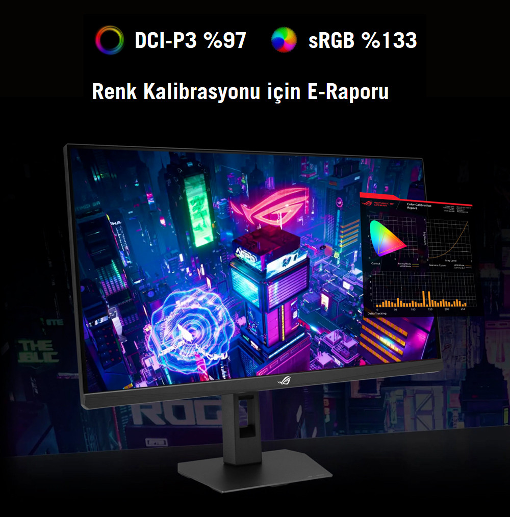 ASUS ROG STRIX XG27ACSR 27″ 220Hz 1ms 2K Adaptive-Sync Pivot Fast IPS QHD Gaming Monitör 