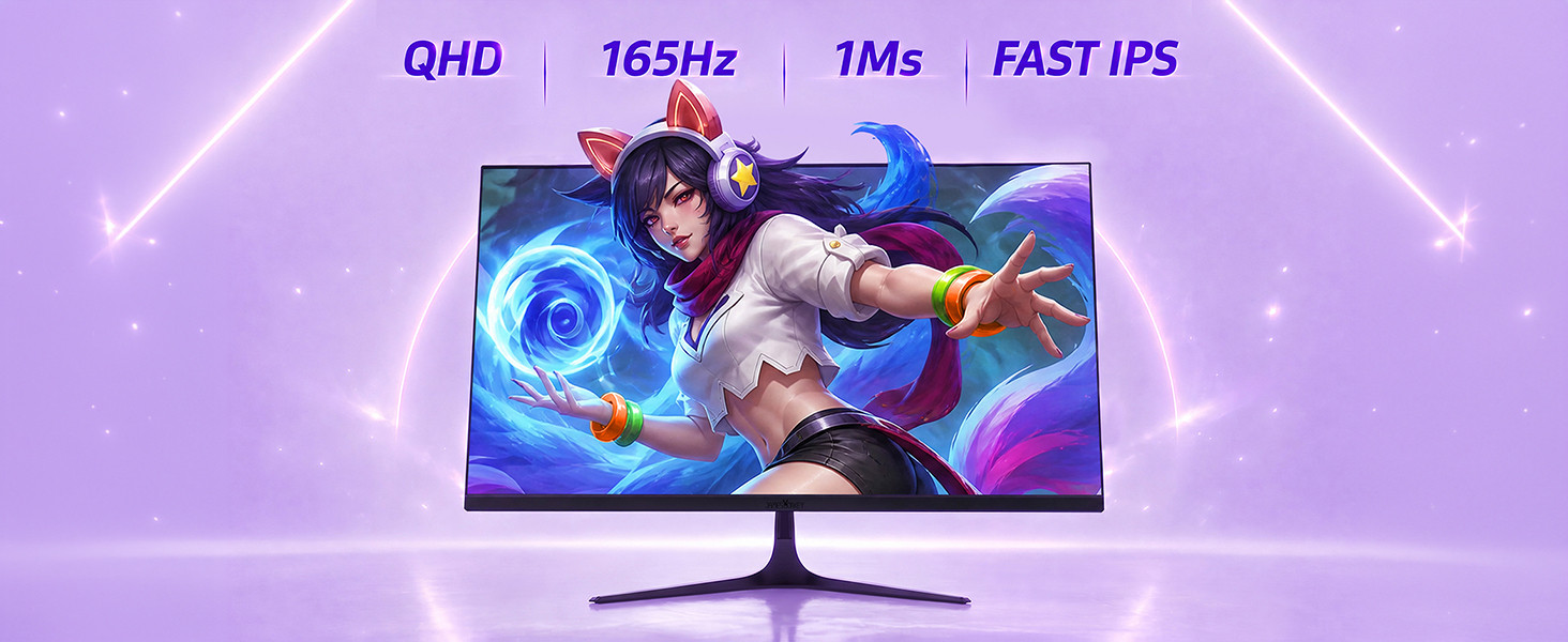 James Donkey Velor Q50 27″ 165Hz 1Ms GTG Fast IPS QHD 2K Gaming Monitör (Ölü Pikselde Anında Değişim)