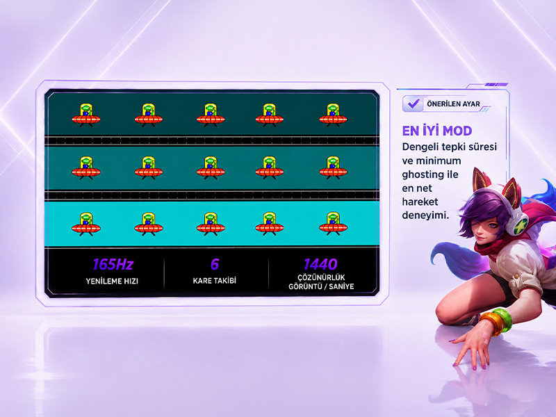 James Donkey Velor Q50 27″ 165Hz 1Ms GTG Fast IPS QHD 2K Gaming Monitör (Ölü Pikselde Anında Değişim)