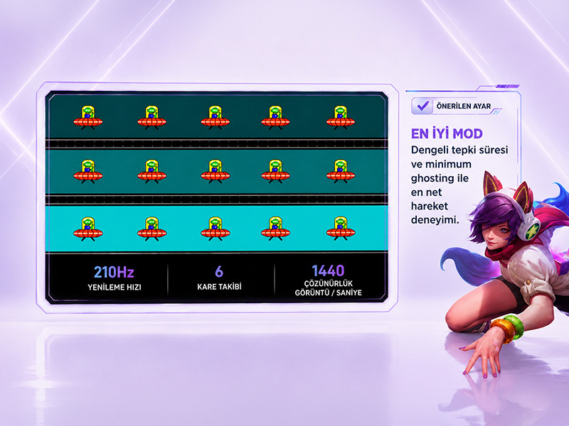 James Donkey Velor Q60 27″ 210Hz 1Ms GTG Fast IPS QHD 2K 10 Bit Gaming Monitör (Ölü Pikselde Anında Değişim)