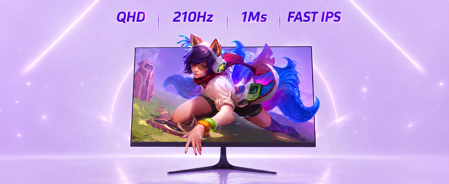 James Donkey Velor Q60 27″ 210Hz 1Ms GTG Fast IPS QHD 2K 10 Bit Gaming Monitör (Ölü Pikselde Anında Değişim)