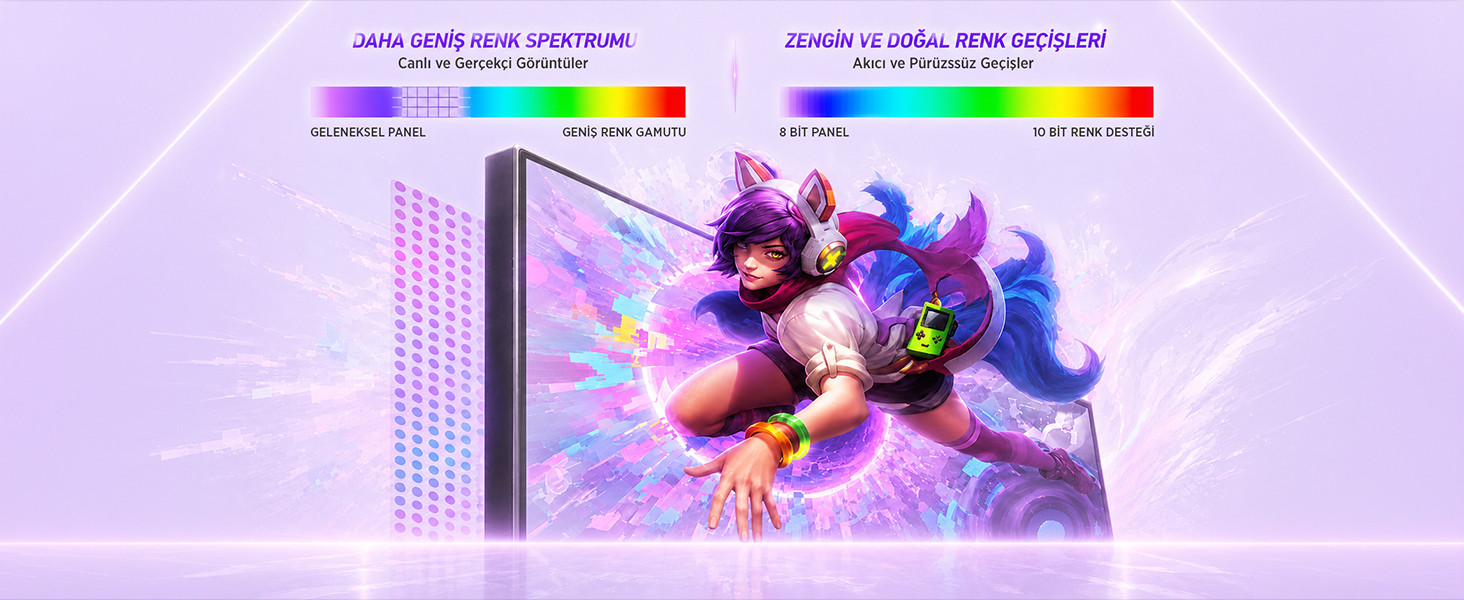 James Donkey Velor Q60 27″ 210Hz 1Ms GTG Fast IPS QHD 2K 10 Bit Gaming Monitör (Ölü Pikselde Anında Değişim)