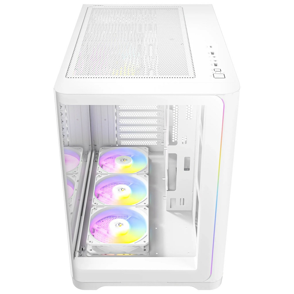 Antec C5 ARGB 7x120mm ARGB Fan Temperli Cam USB Type-C Beyaz Mid Tower Gaming (Oyuncu) Kasa