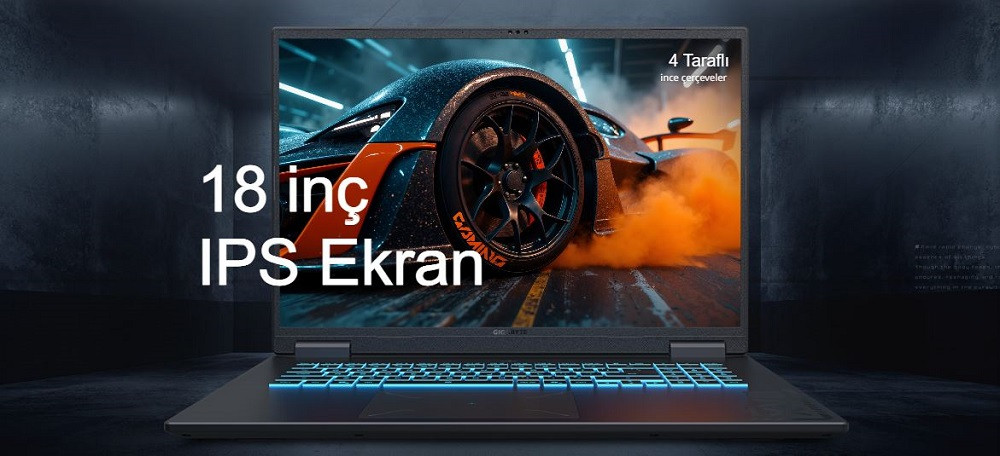 GIGABYTE GAMING A18 GA83H 3VH RYZEN 7 260 16GB DDR5 1TB SSD RTX5060 8GB 18.0″ WUXGA 165HZ W11 GAMING NOTEBOOK